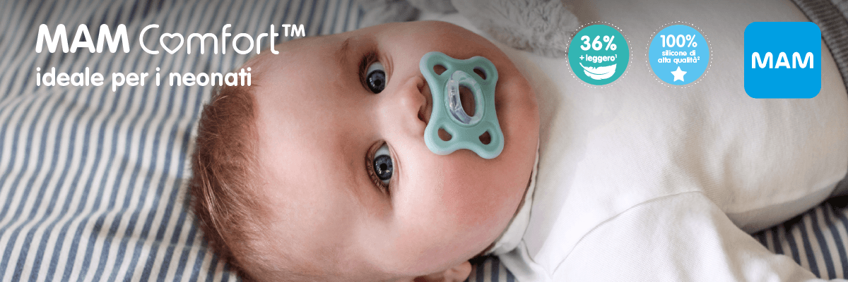 Nuovo MAM Comfort™: ideale per i neonati