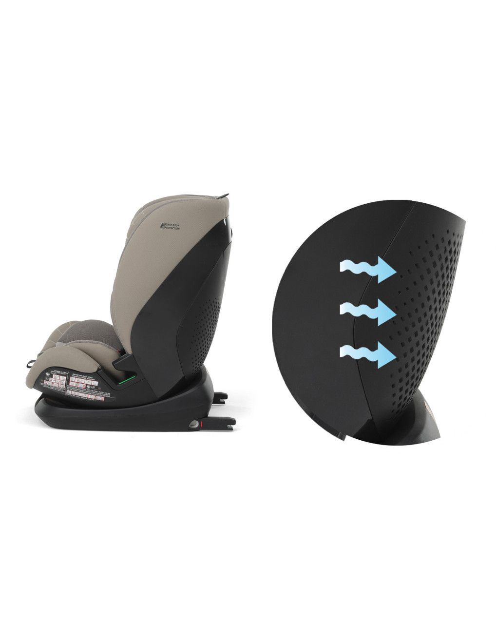 Seggiolino auto pitstop i-size black 76 - 150 cm - foppapedretti