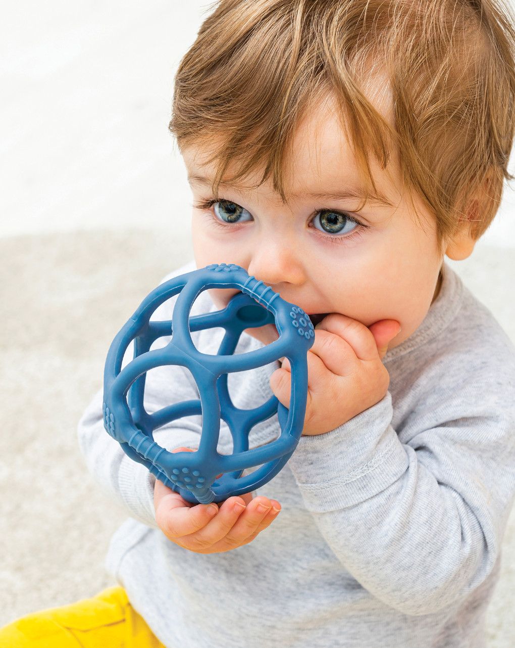 Set 2 palline in silicone azzurro - nattou