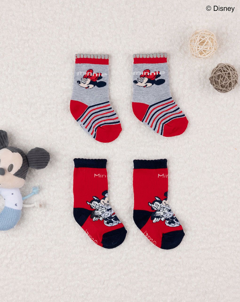 Pack 2 calze bimba "minnie"