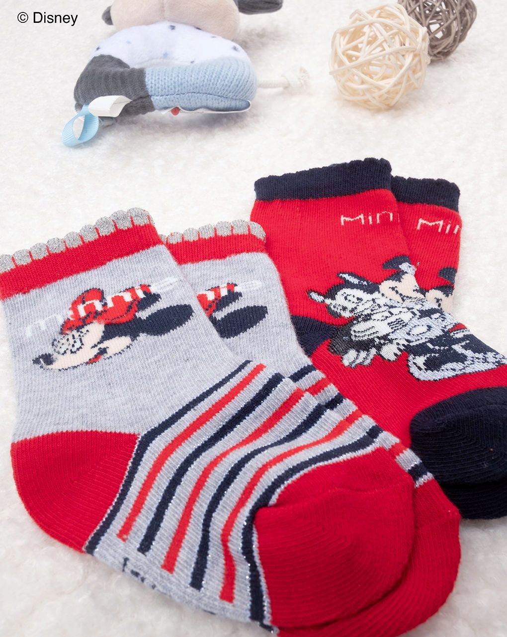 Pack 2 calze bimba "minnie"