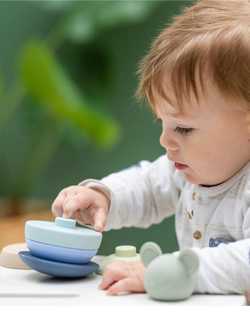 Topolino impilabile azzurro - nattou