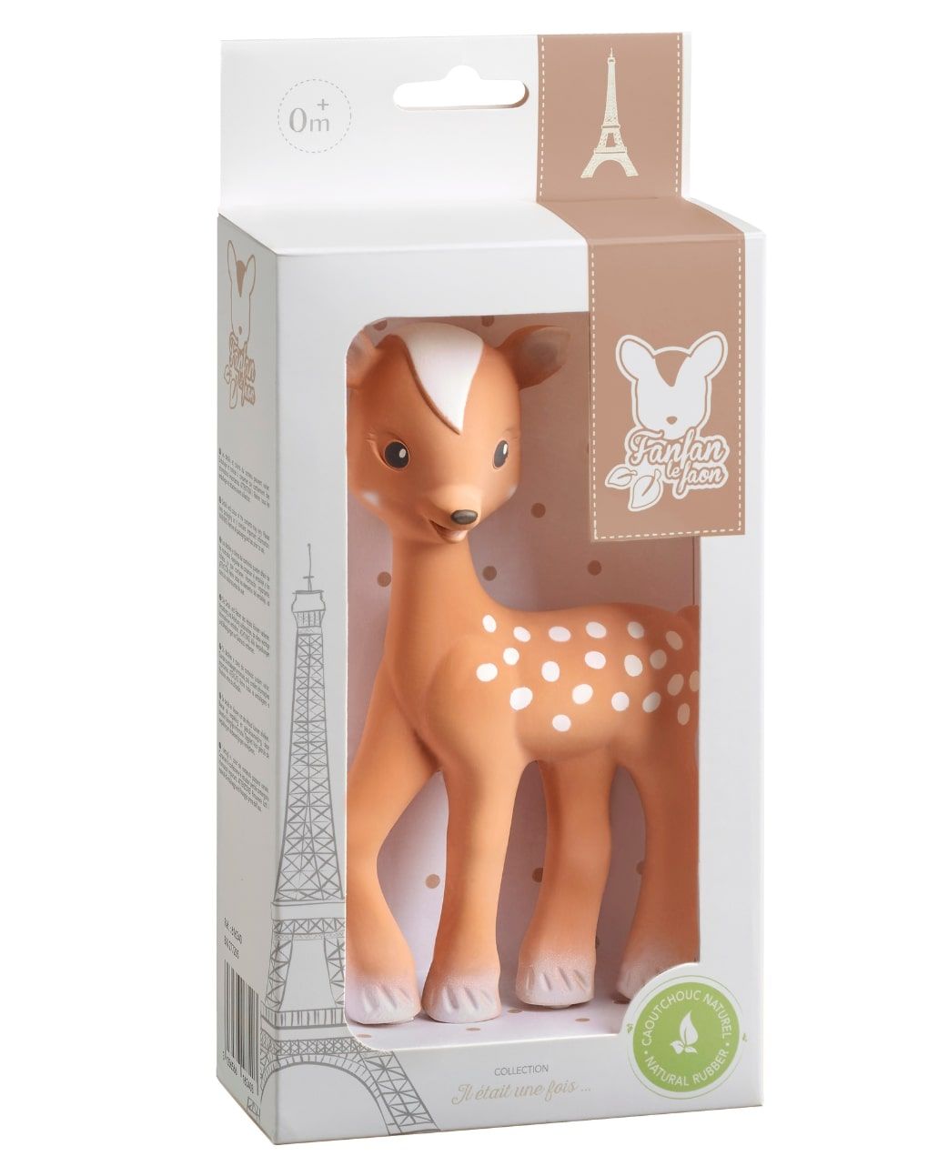 Fanfan il cerbiatto (in caucciù 100% naturale) - sophie la girafe