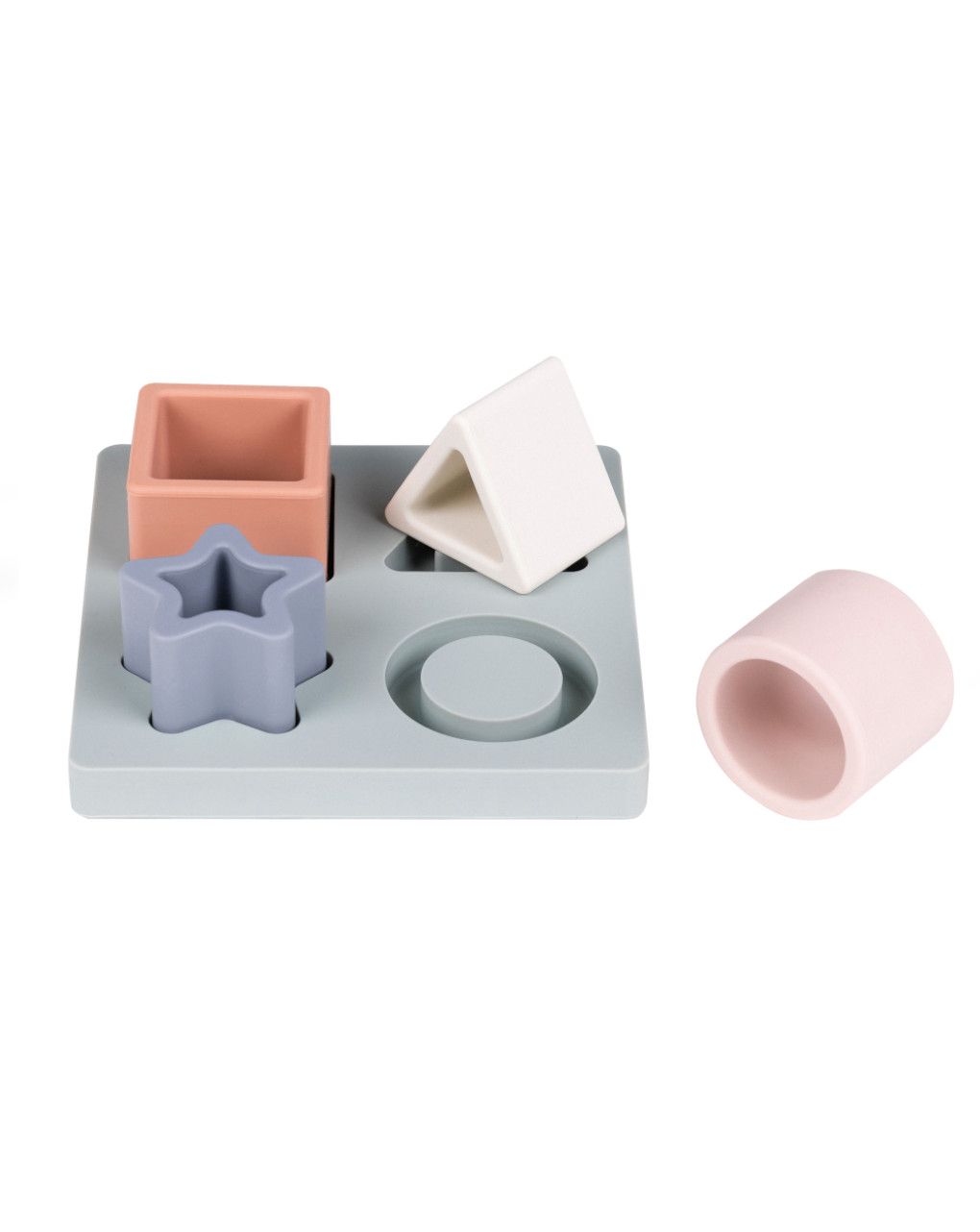 Formine ad incastro in silicone verde chiaro - nattou