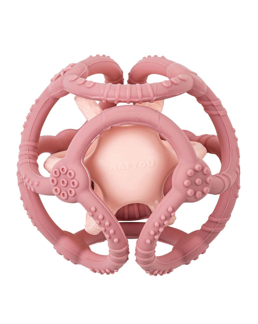 Set 2 palline in silicone rosa - nattou