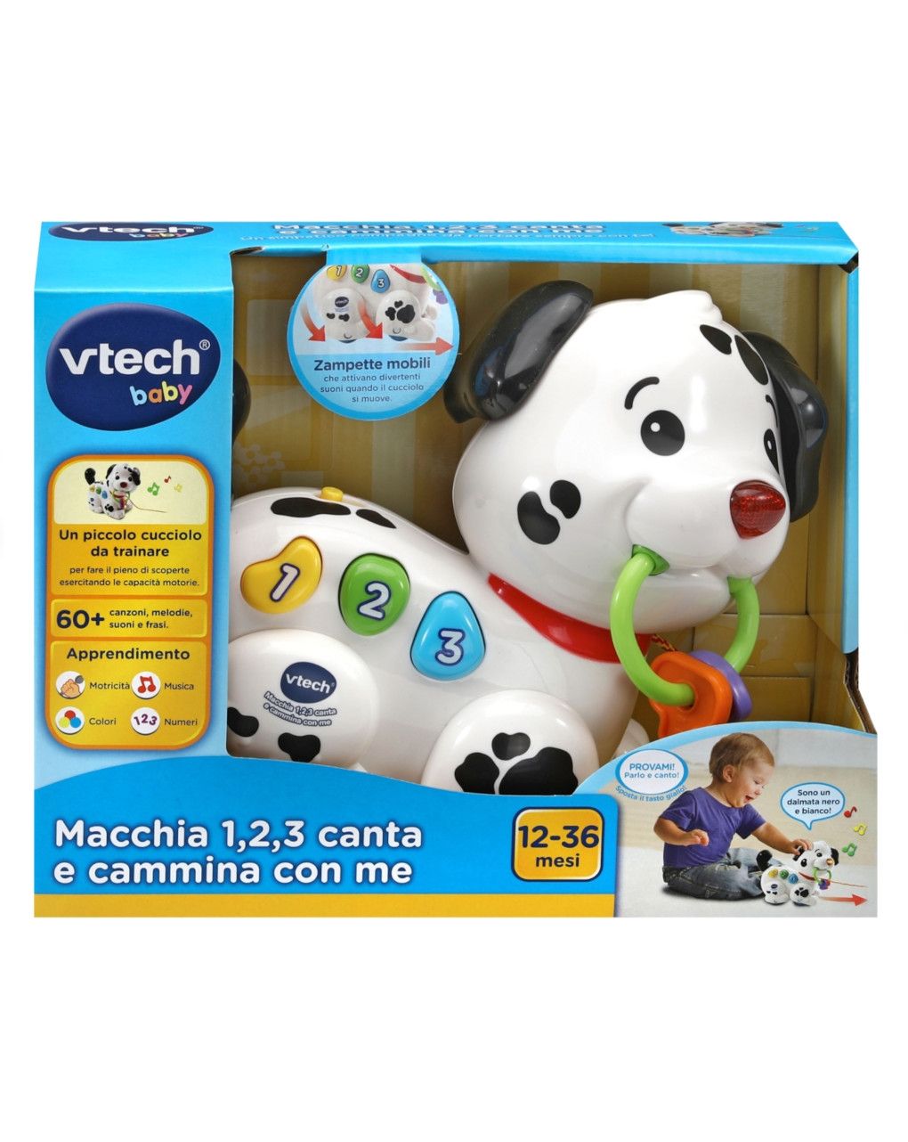 Macchia - 1 2 3 canta e cammina con me! 12-36 mesi - vtech