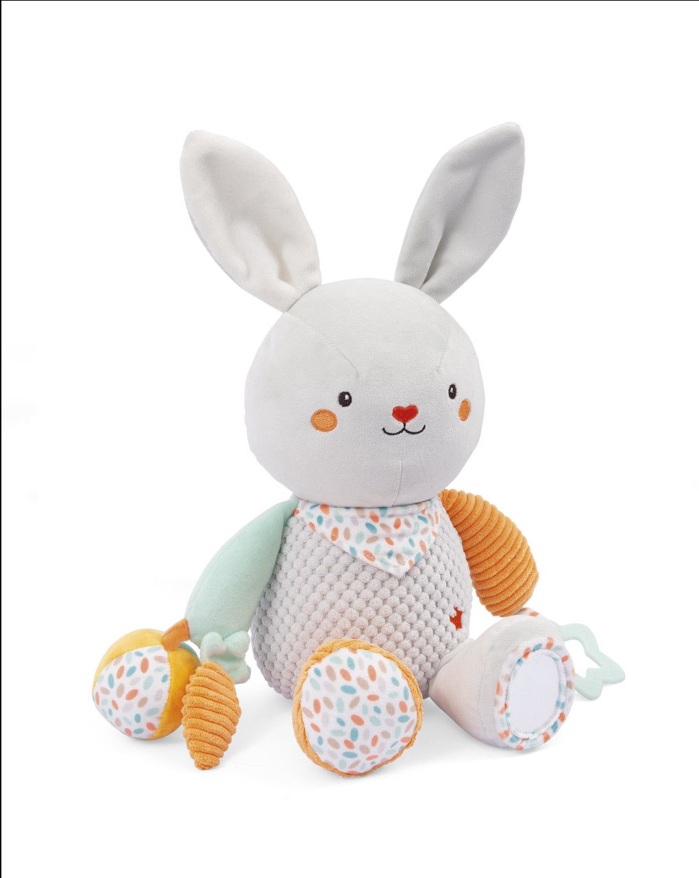 Renè coniglietto peluche attività 25cm  - soft toys