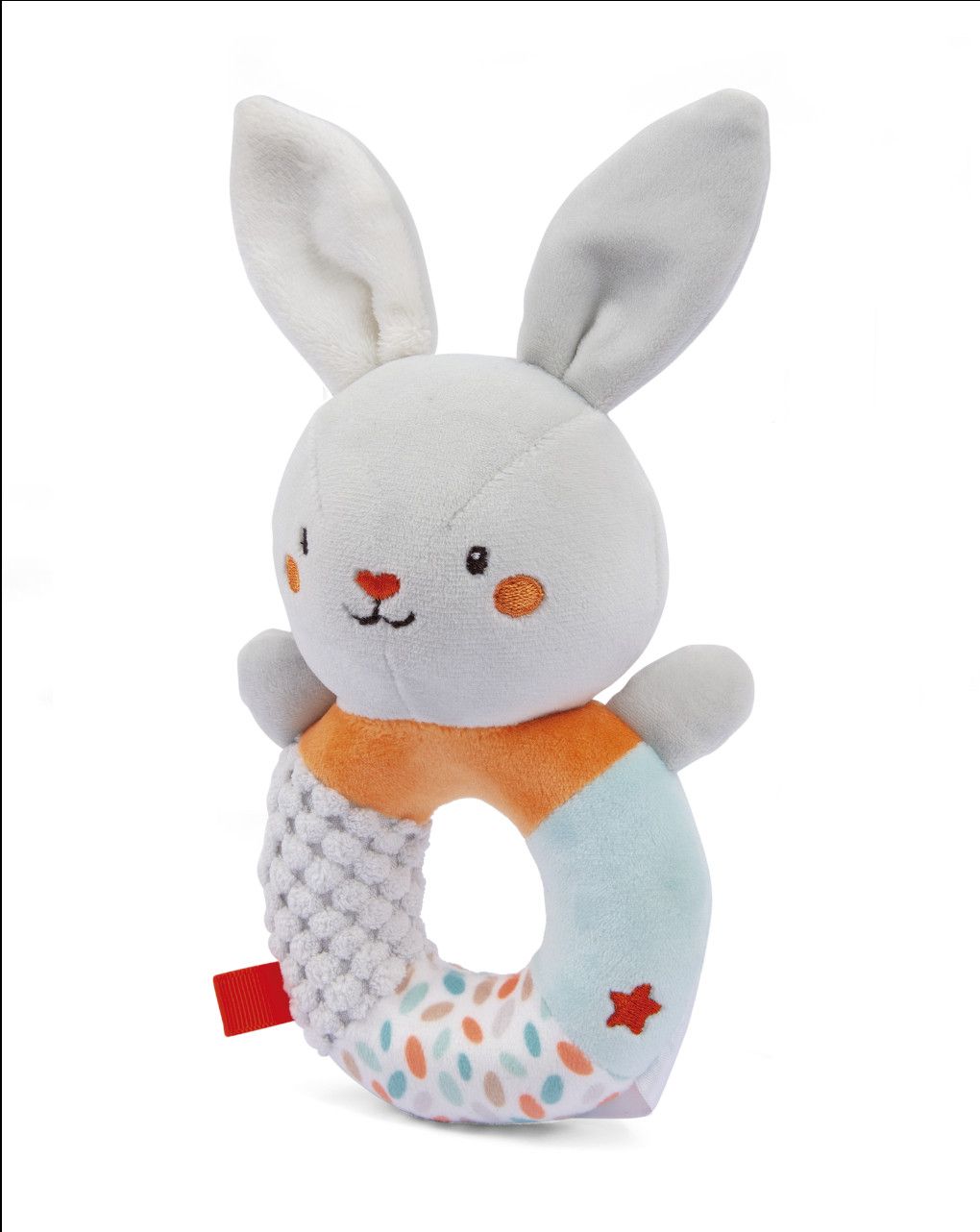 Sonaglino anello soft coniglio renè - soft toys