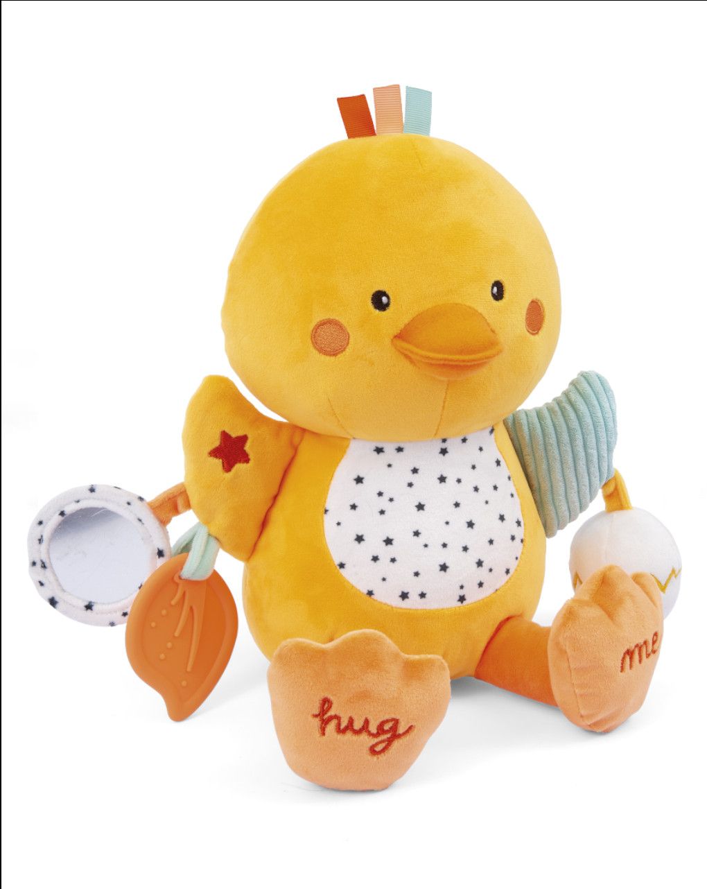 Ducky paperella peluche attività 25cm  - soft toys