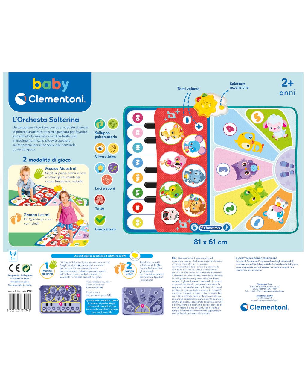 L'orchestra salterina 2/4 anni - clementoni