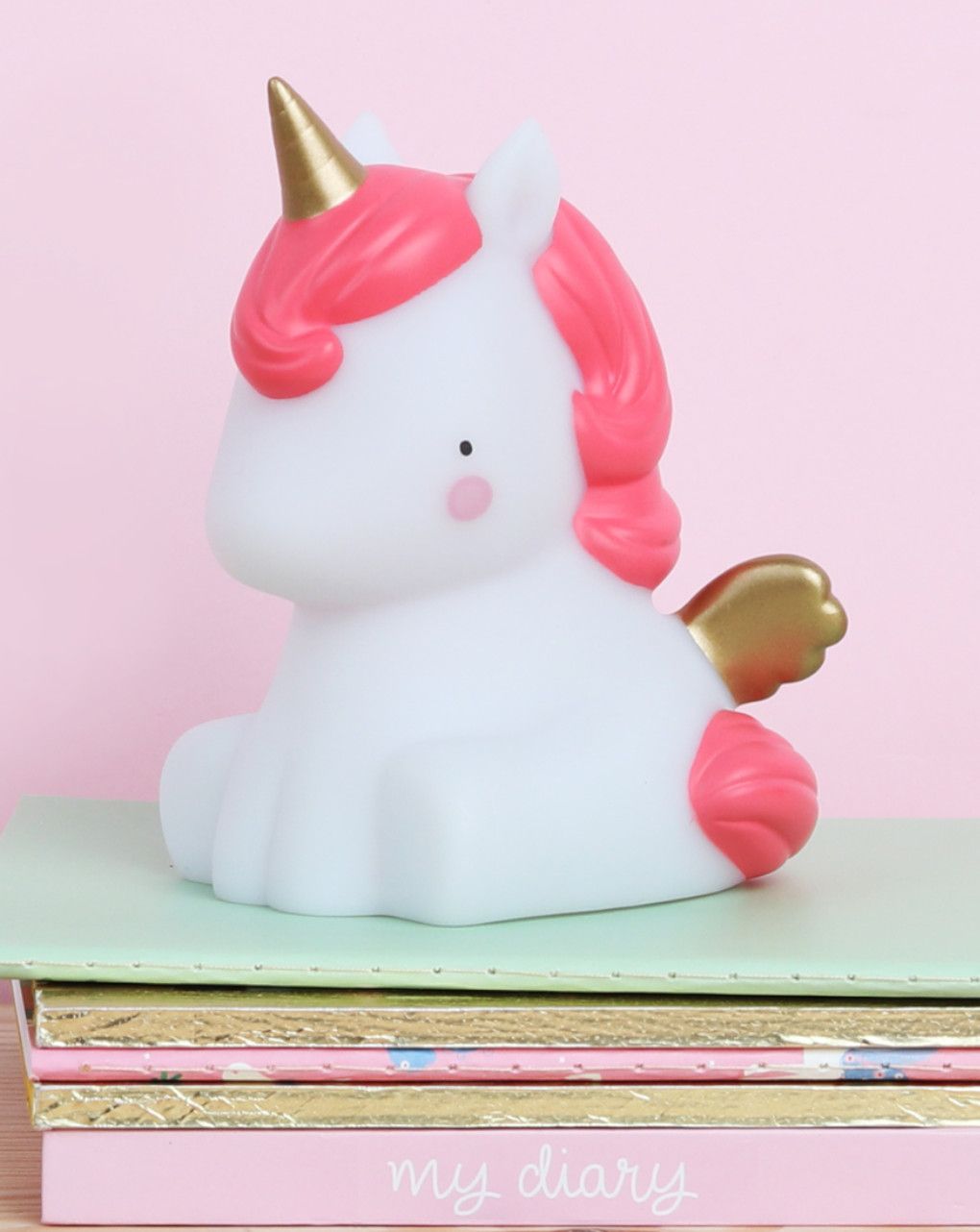 Luce piccola a led - unicorno gold limited edition - a little lovely company