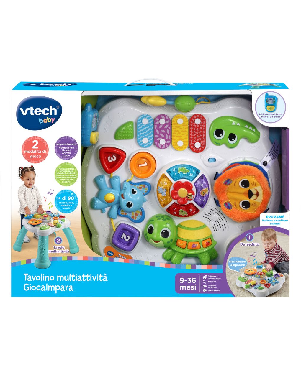 Tavolo multiattività - giocaimpara 9-36 mesi - vtech