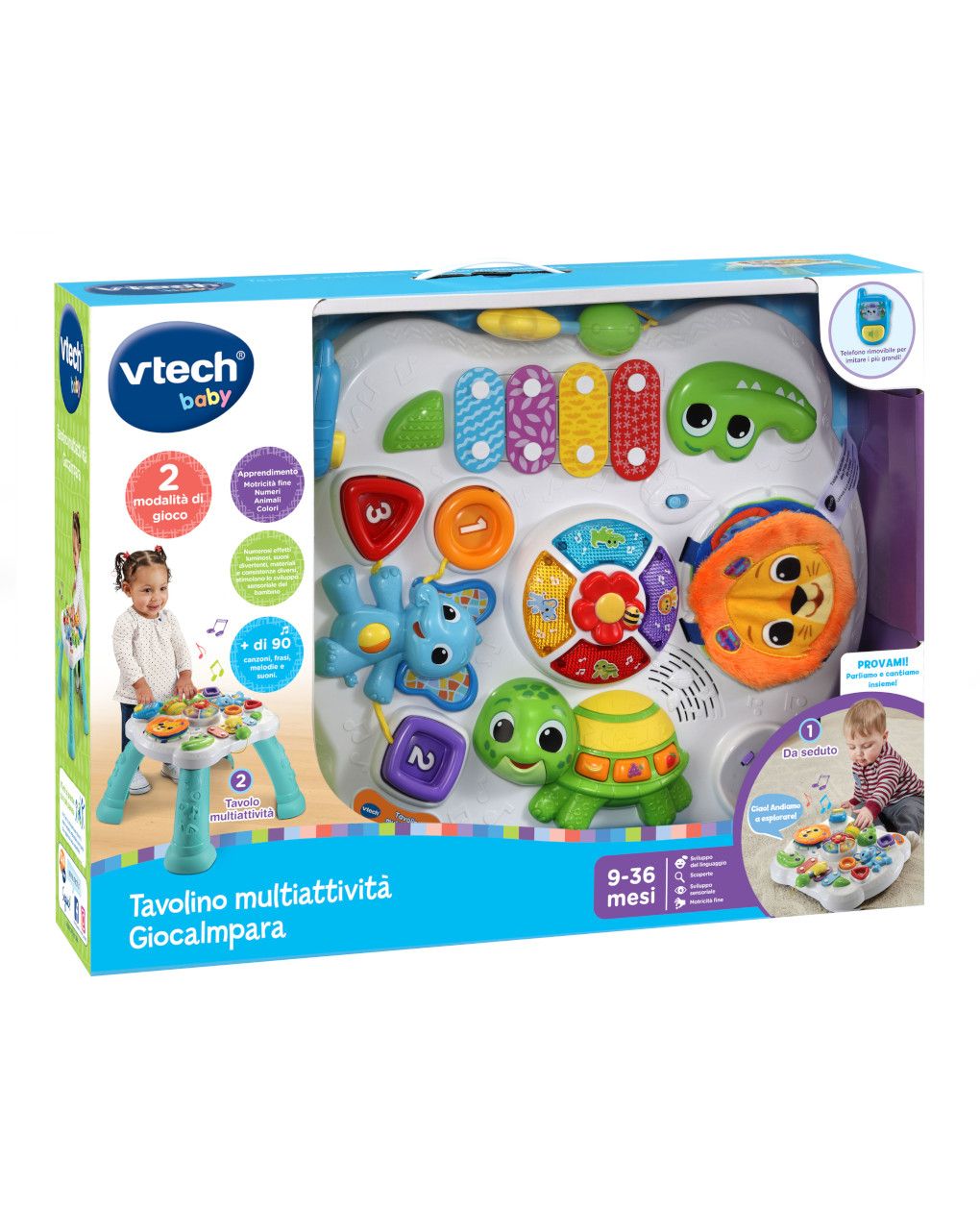 Tavolo multiattività - giocaimpara 9-36 mesi - vtech