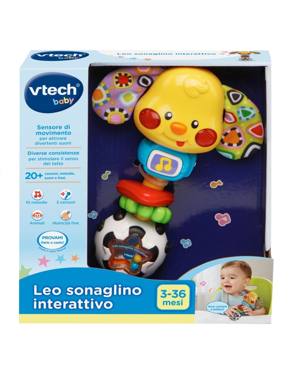 Leo il sonaglino interattivo 3-36 mesi - vtech