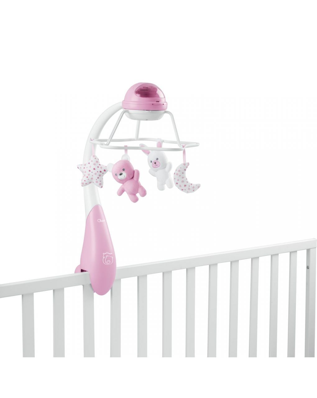 Giostrina musicale arcobaleno rosa - chicco