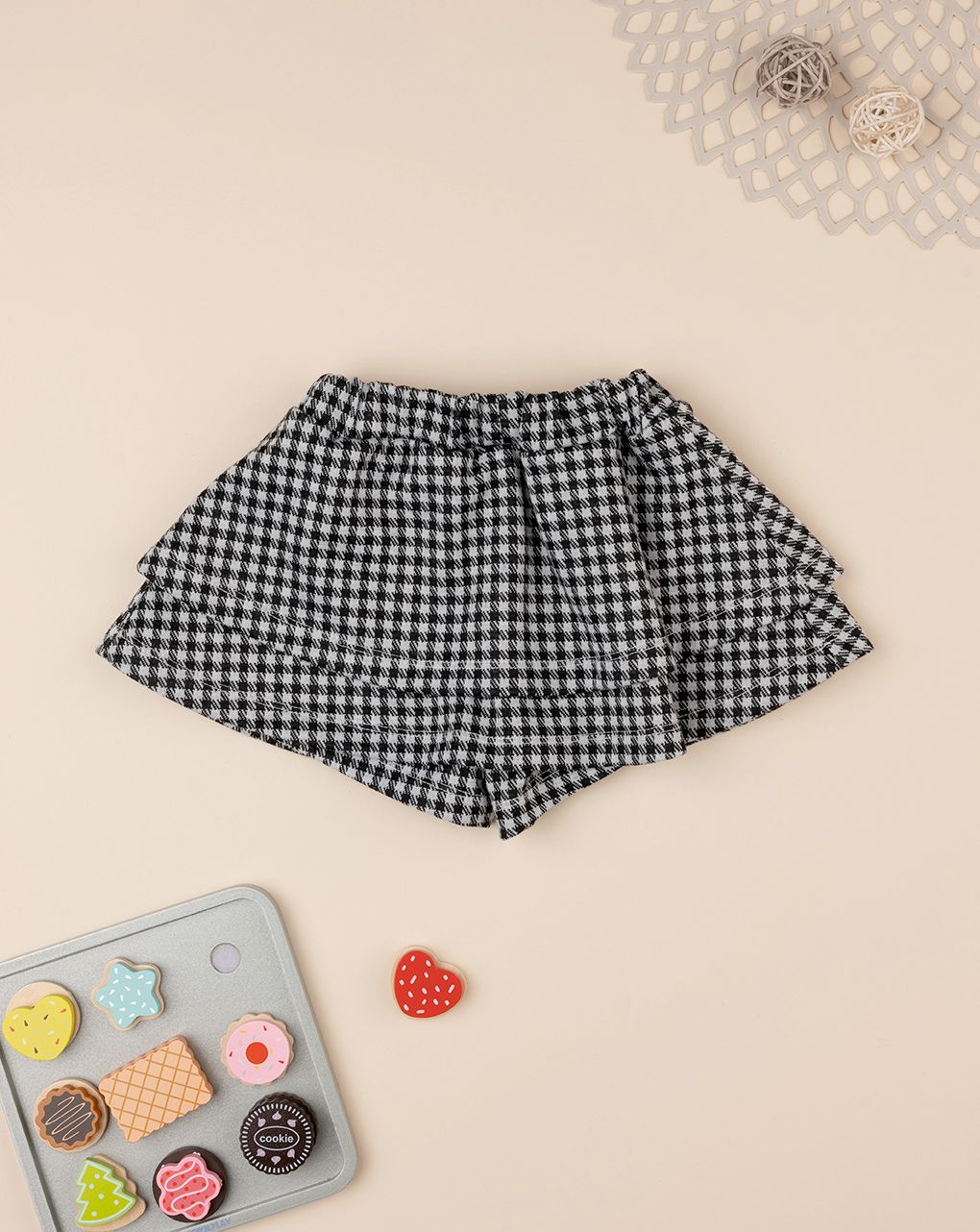 Shorts bimba punto milano nero