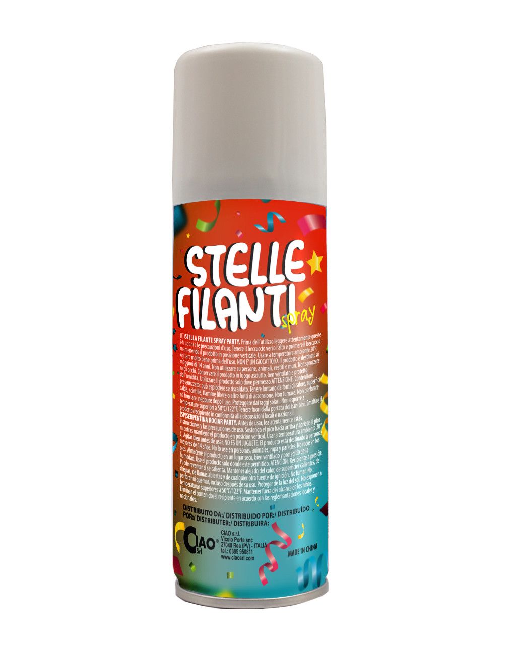Stelle filanti spray per carnevale - ciao