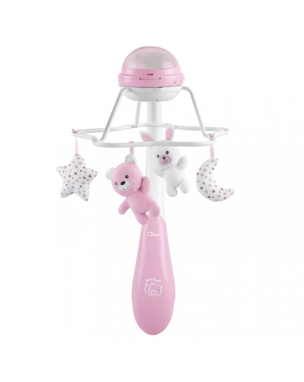 Giostrina musicale arcobaleno rosa - chicco
