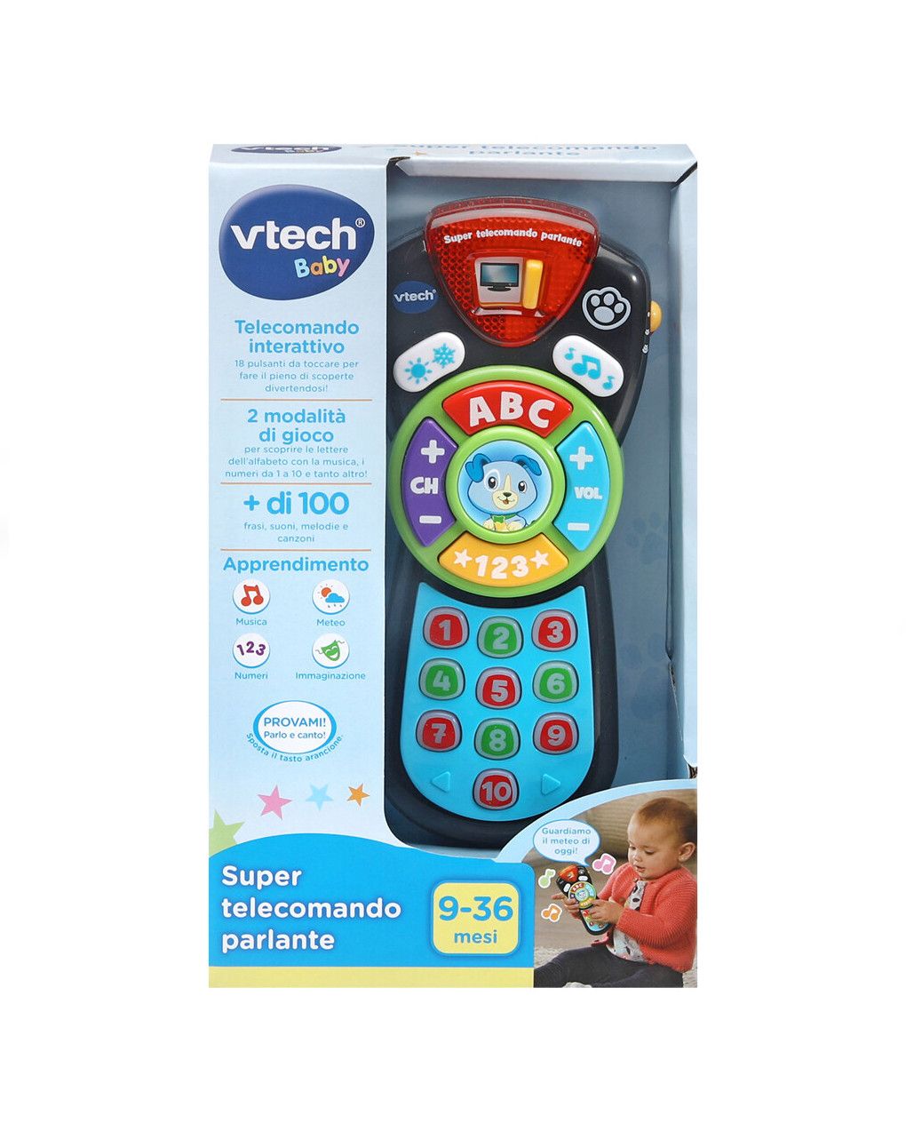 Super telecomando parlante 9-36 mesi - vtech
