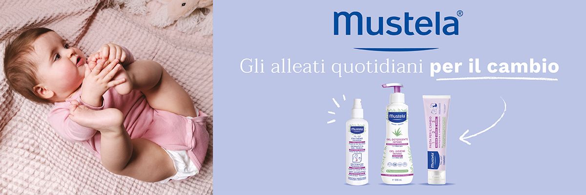 I tuoi alleati Mustela contro l’eritema da pannolino