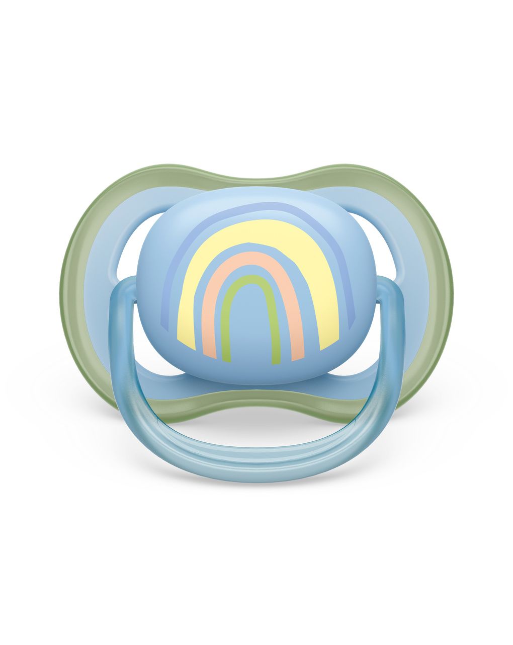 2 ciucci ultra air 0-6 mesi colore blu/verde - philips avent