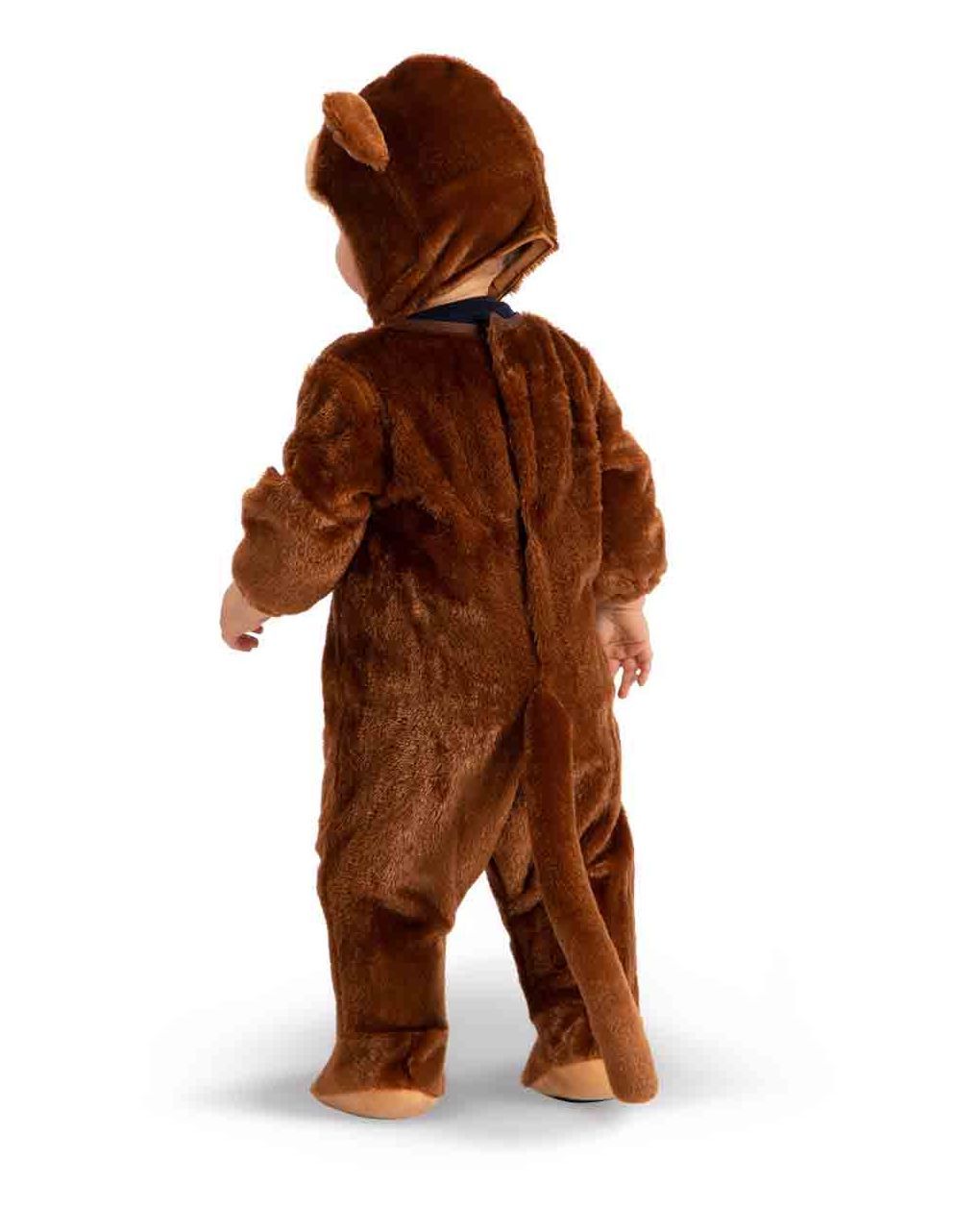 Tutina scimmietta in pelliccetta con cappuccio - carnival toys