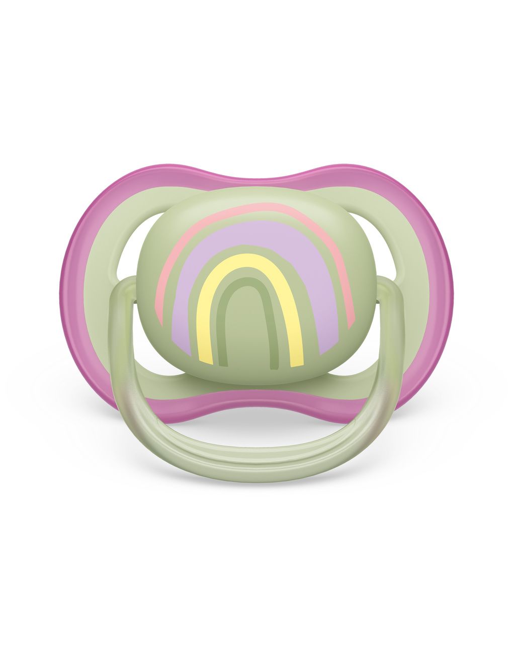 2 ciucci ultra air 0-6 mesi colore verde/rosa - philips avent