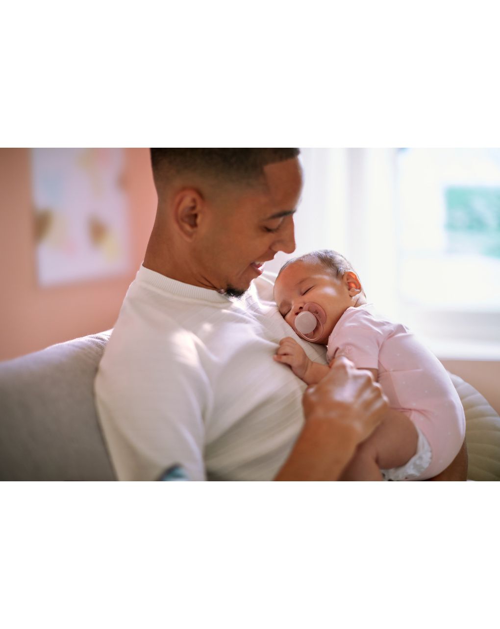 2 ciucci ultra soft 0-6 mesi colore viola/rosa - philips avent