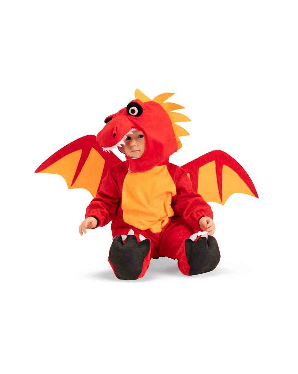 Tutina draghetto in pelliccetta con cappuccio - carnival toys