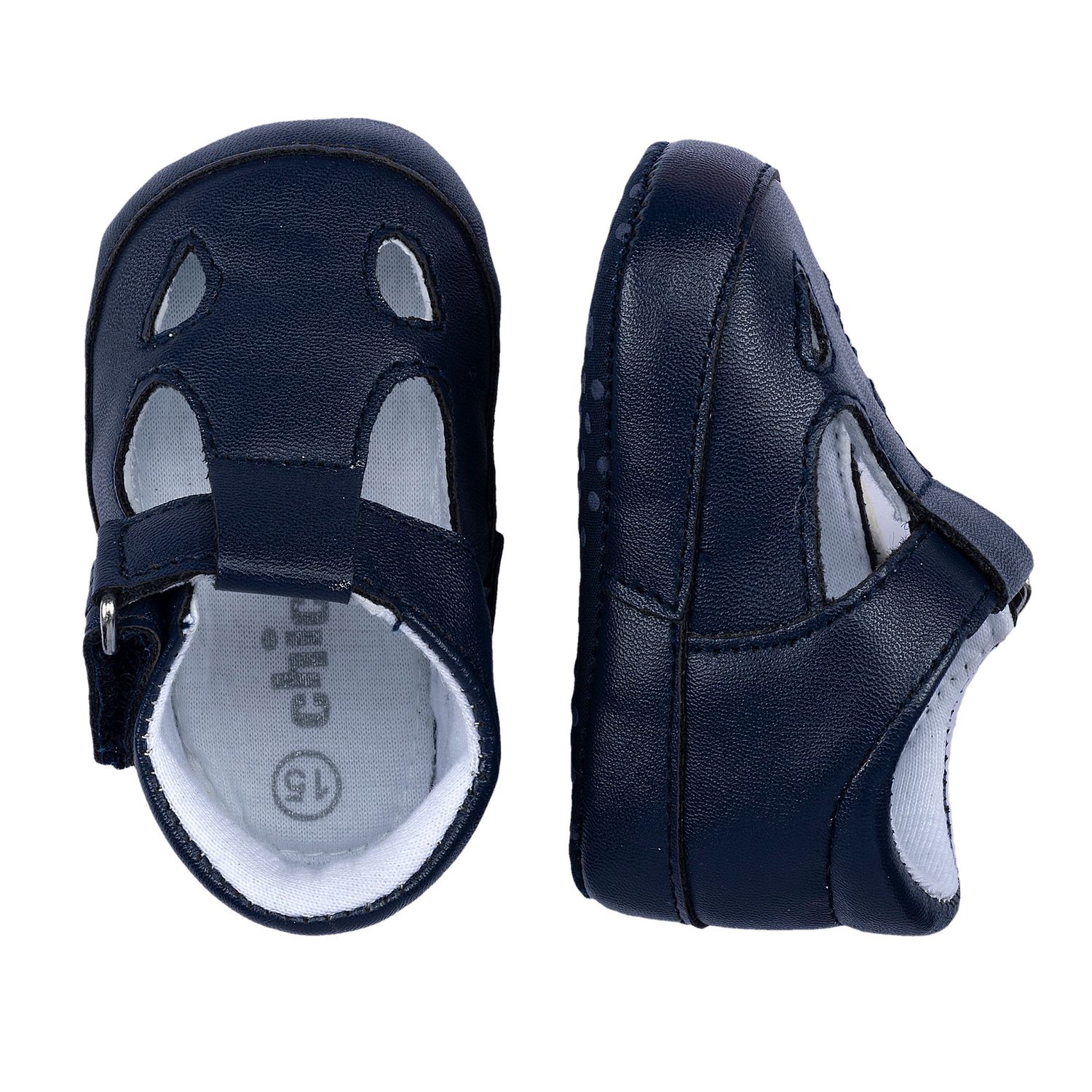 Sandalo norwen occhietti blu