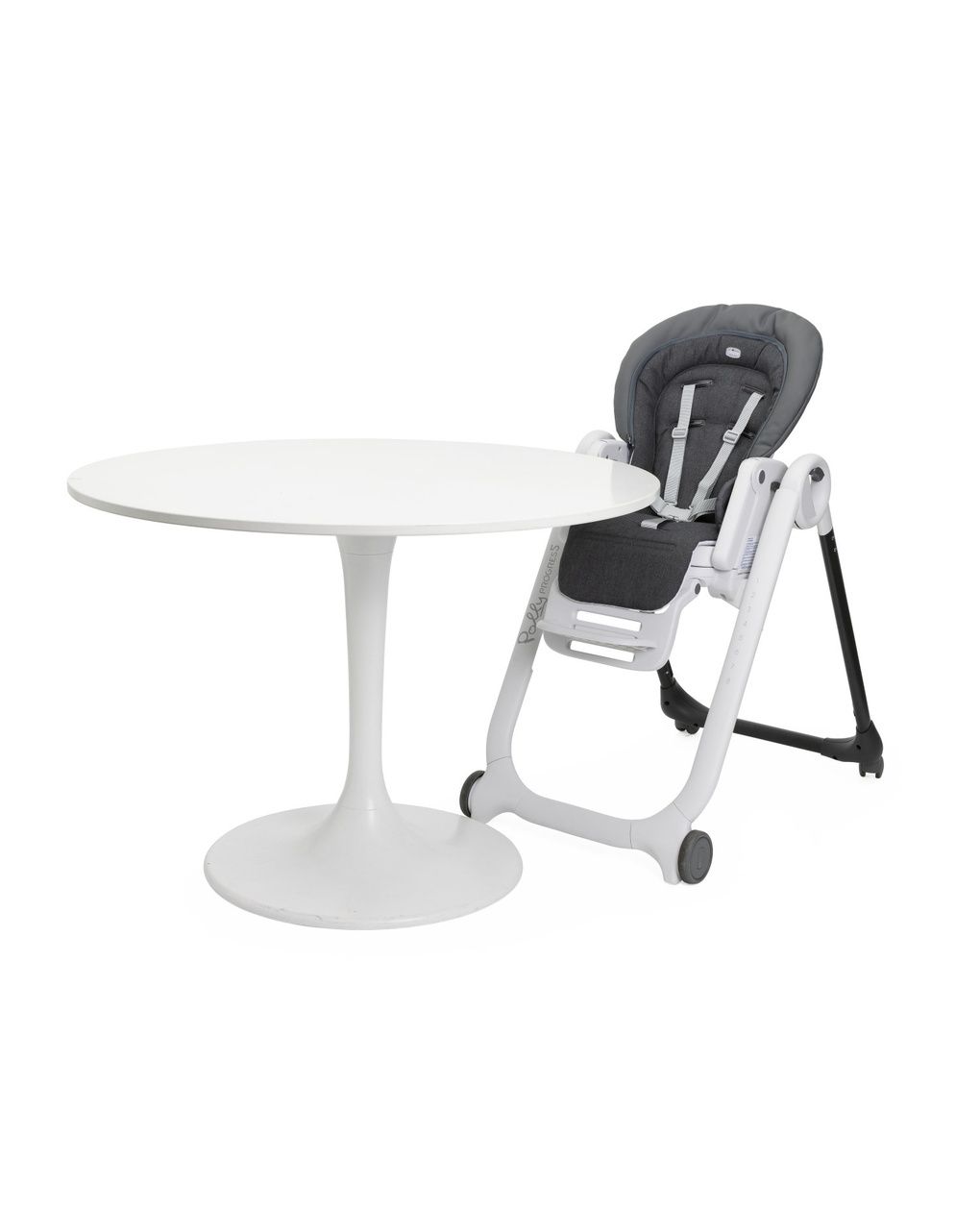 Seggiolone polly progres5 grey melange - chicco