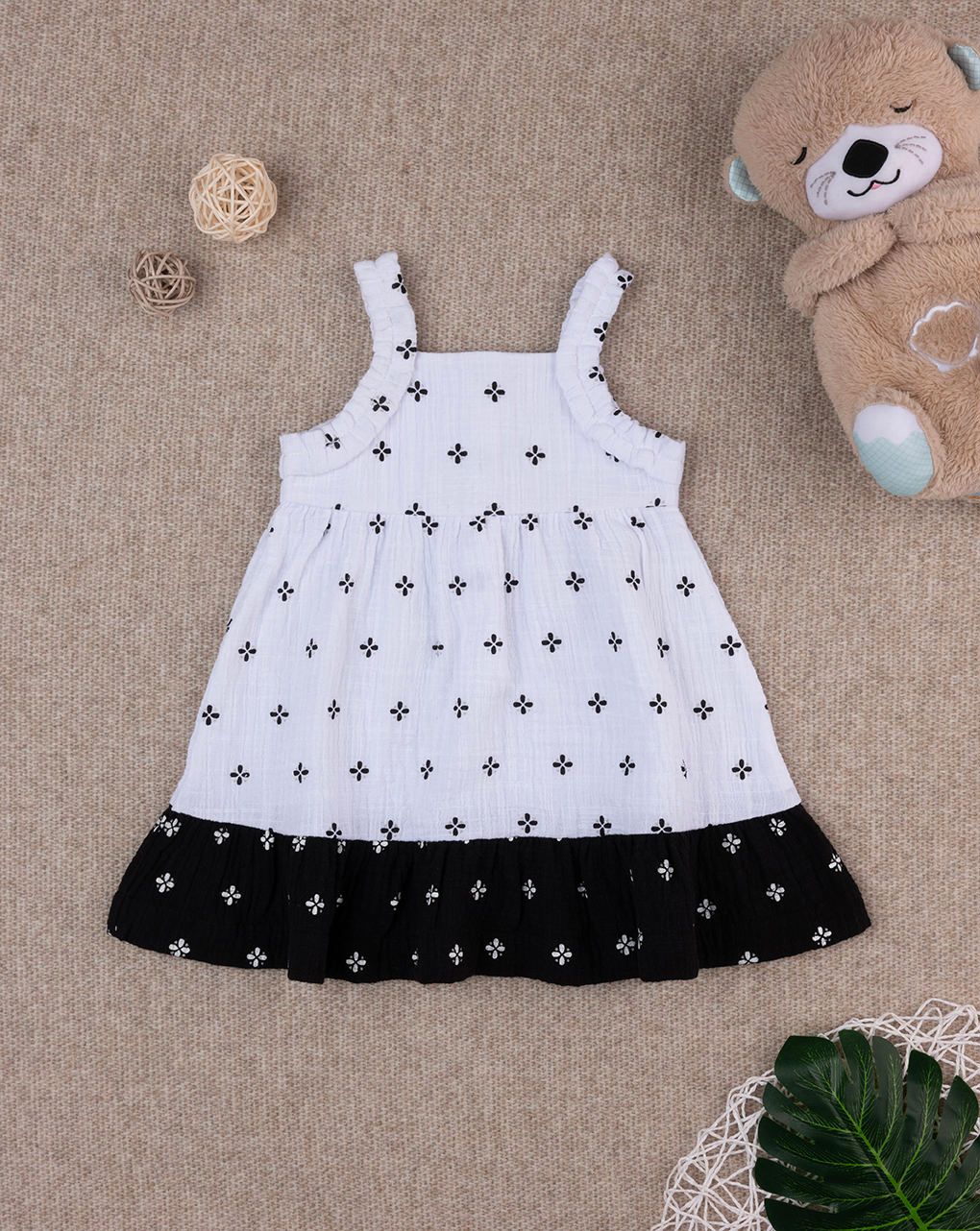 Abitino estivo bimba in mussola allover