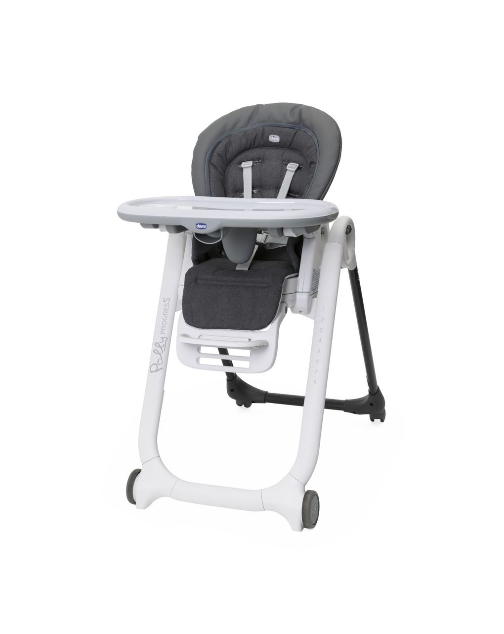 Seggiolone polly progres5 grey melange - chicco