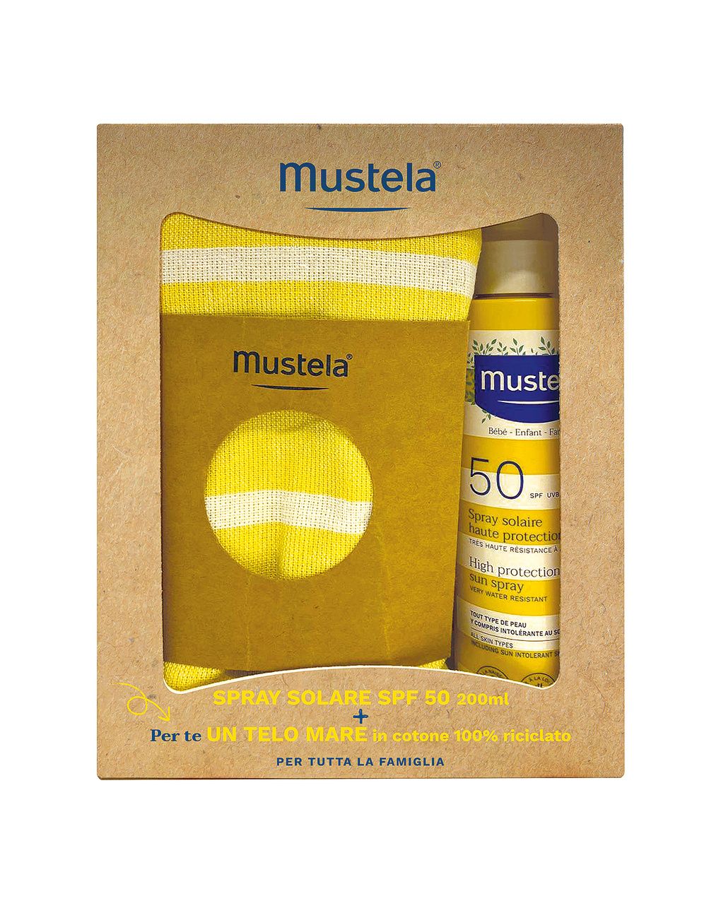 Telo mare + spray solare 200ml - mustela