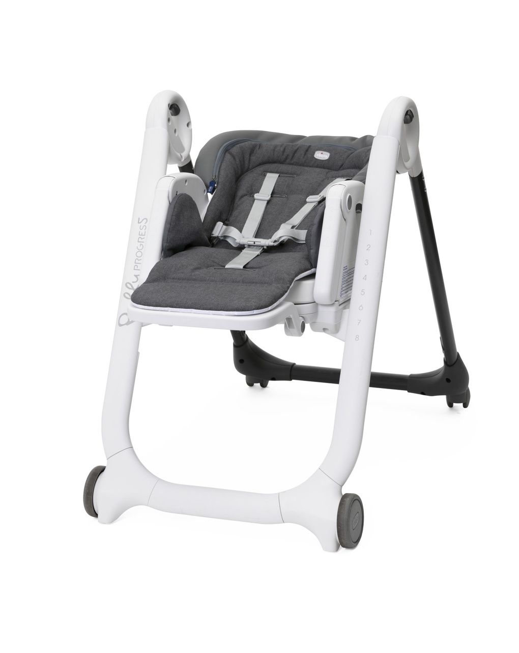 Seggiolone polly progres5 grey melange - chicco