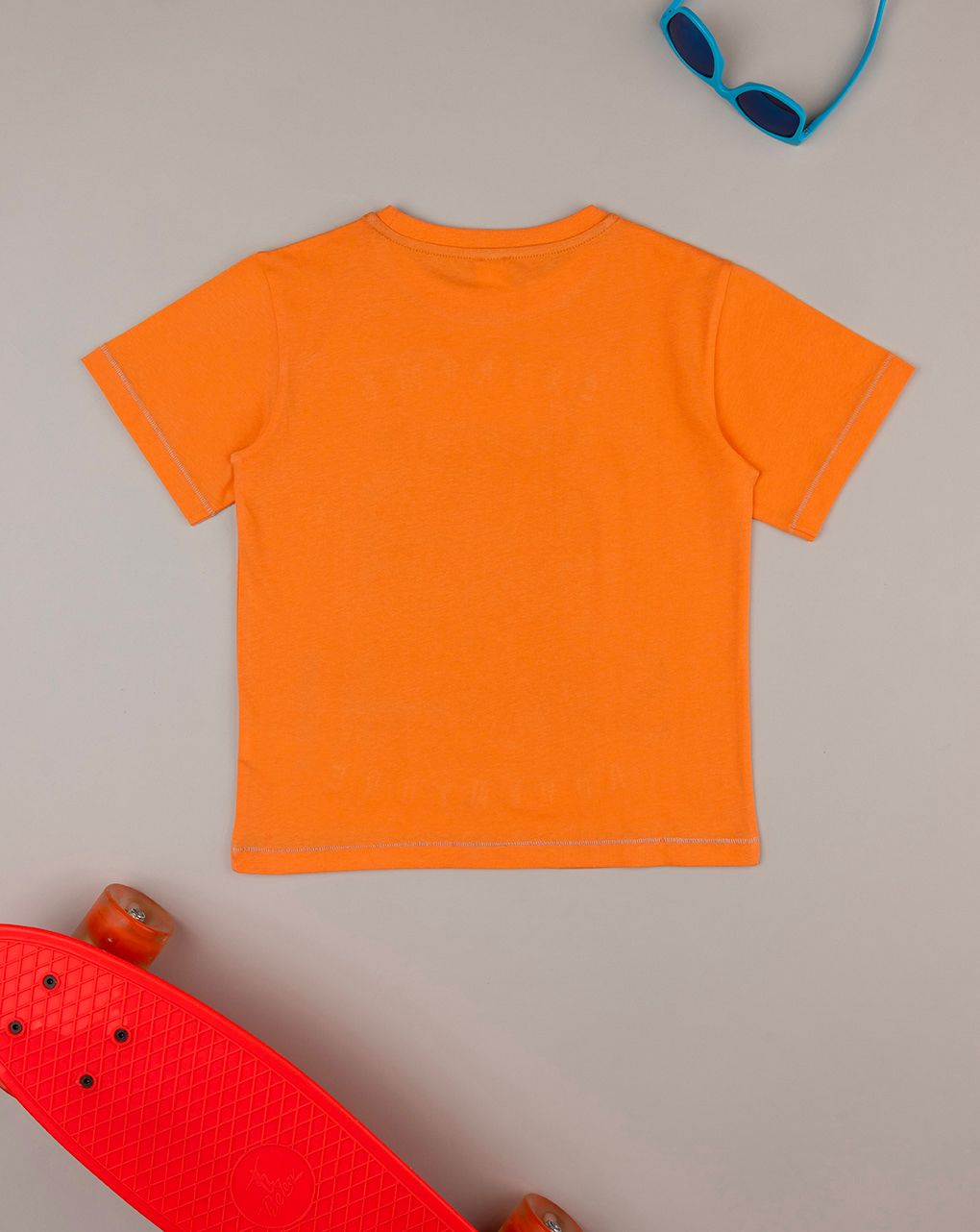 T-shirt jersey bimbo arancione