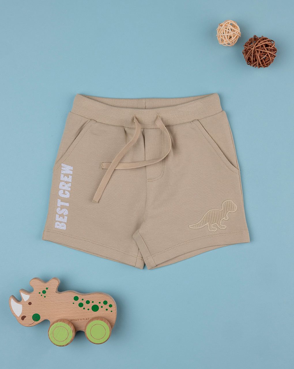 Bermuda bimbo marrone