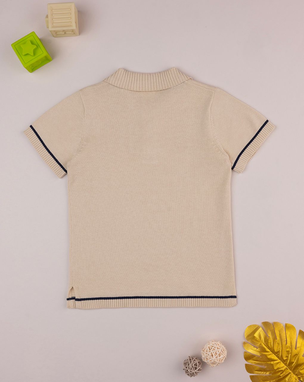 Polo beige bambino