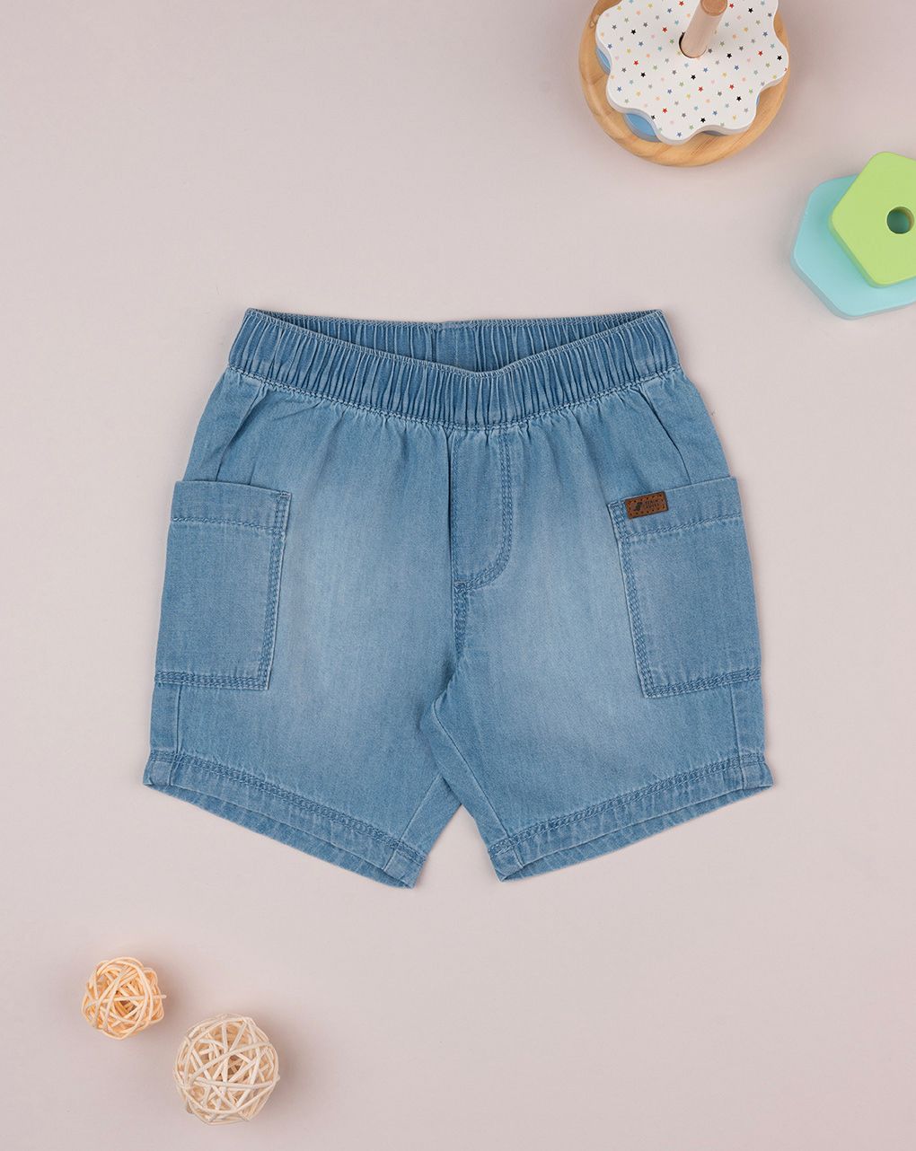 Bermuda bimbo oeko-tex chambray