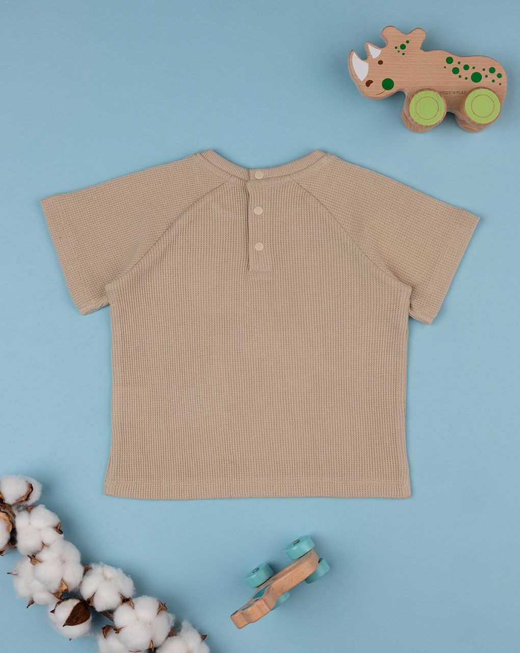 T-shirt bimbo beige "dino"