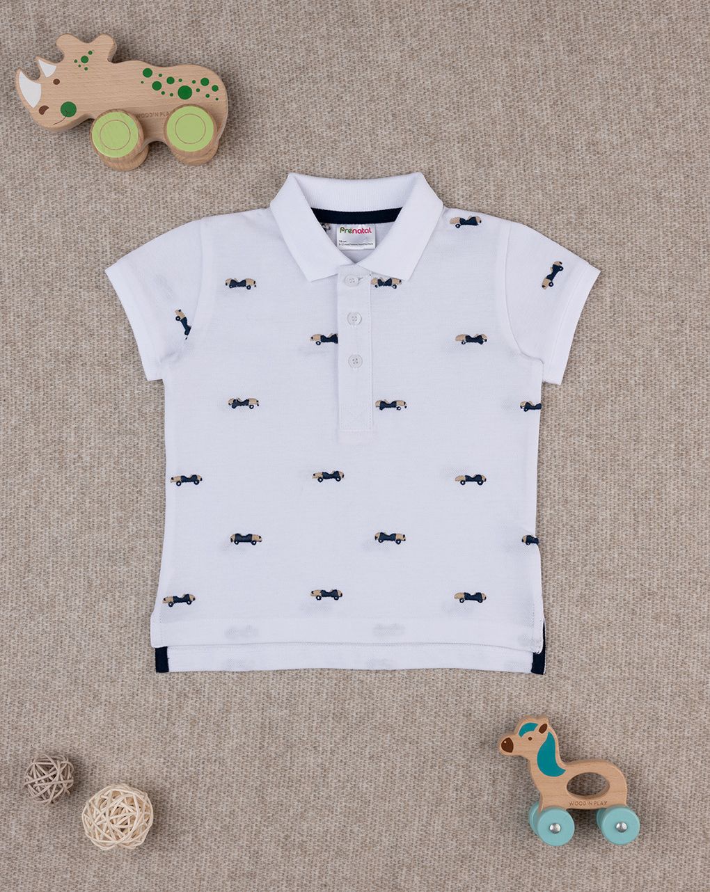 Polo bianca elegant bimbo