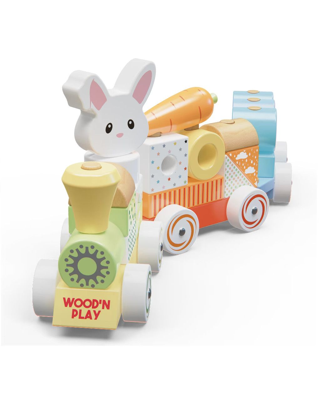 Trenino coniglietto 12+ m - wood'n play