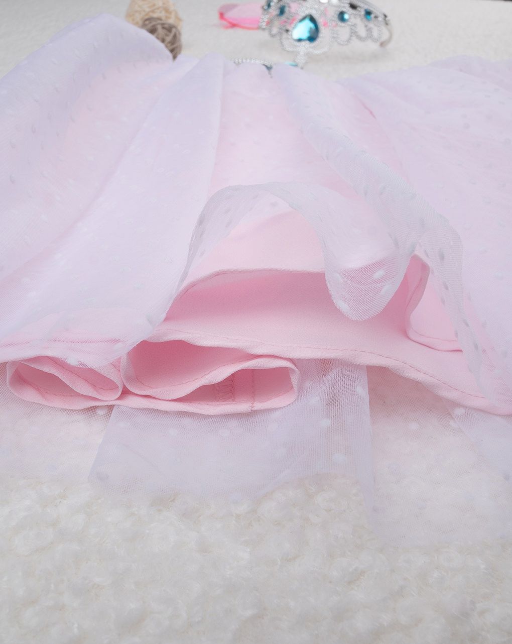 Gonna tulle bimba rosa