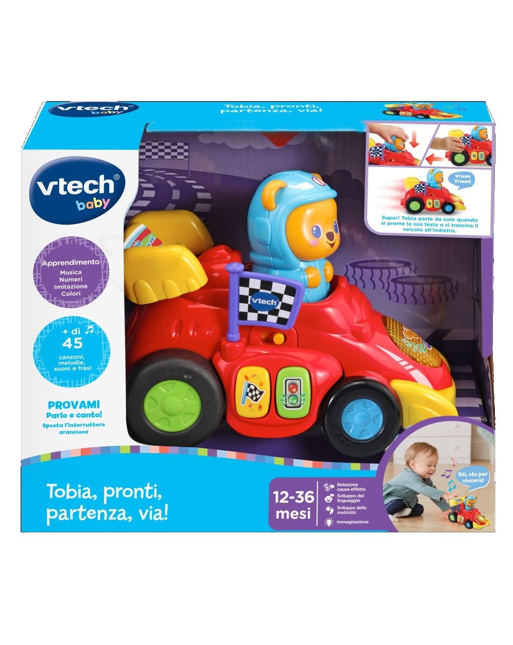 Tobia pronti partenza e via! 12/36 mesi - vtech