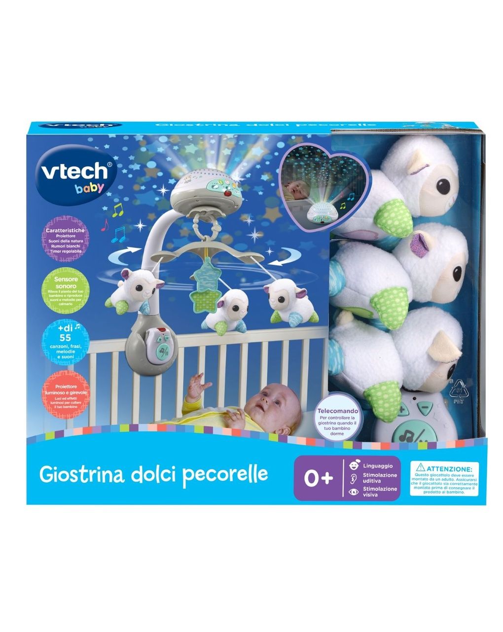 Giostrina dolci pecorelle 0/36 mesi - vtech