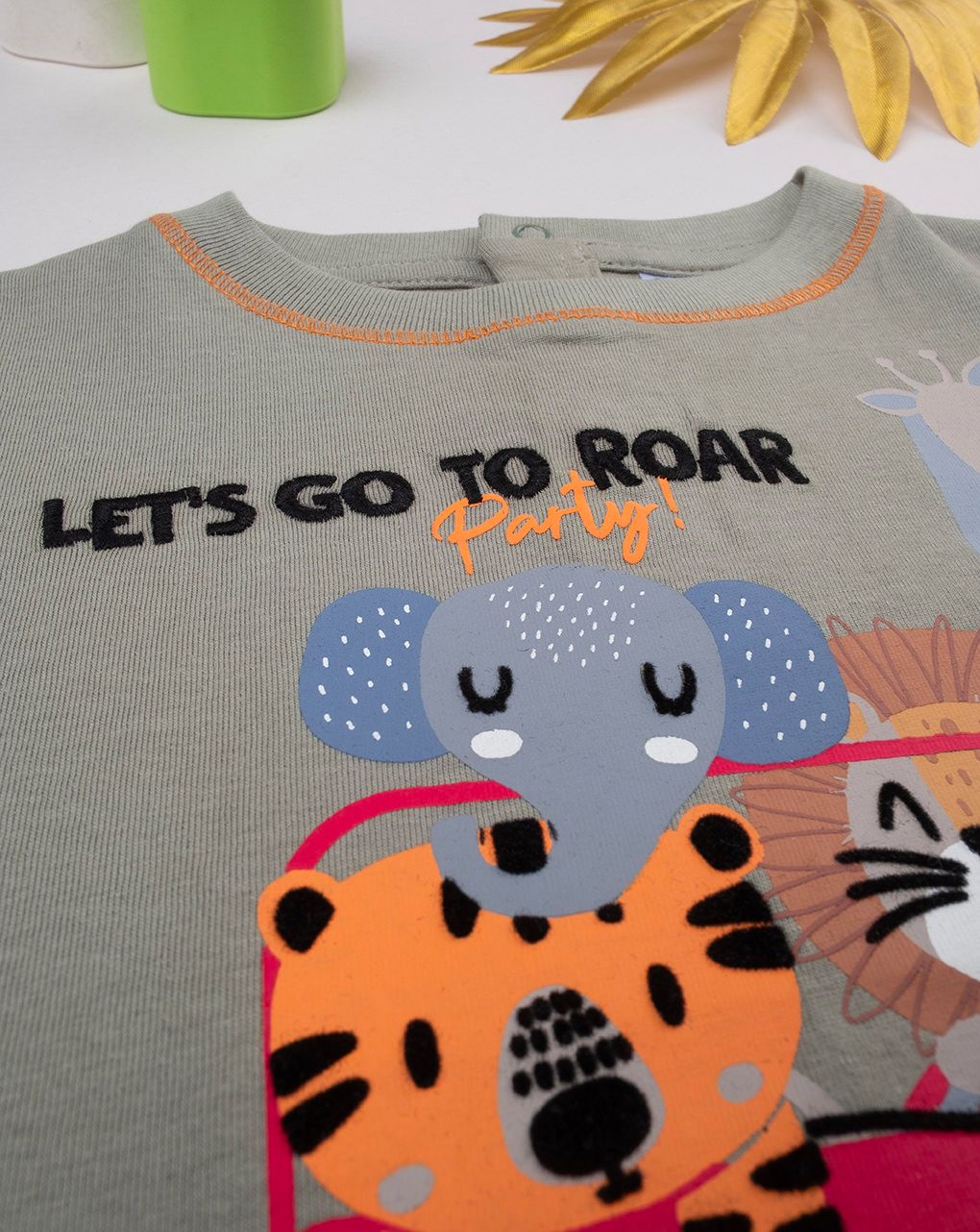 T-shirt jersey bimbo verde