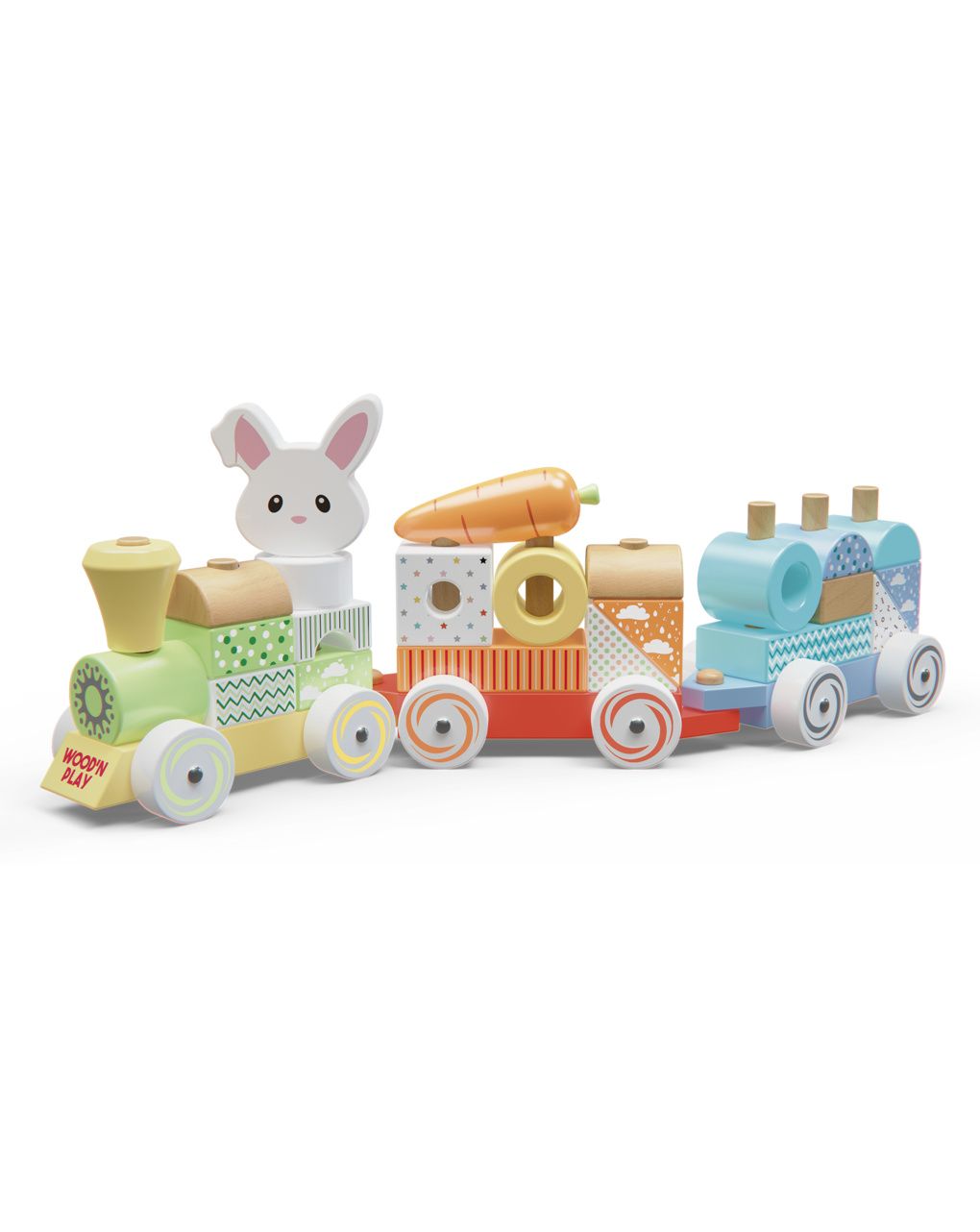 Trenino coniglietto 12+ m - wood'n play