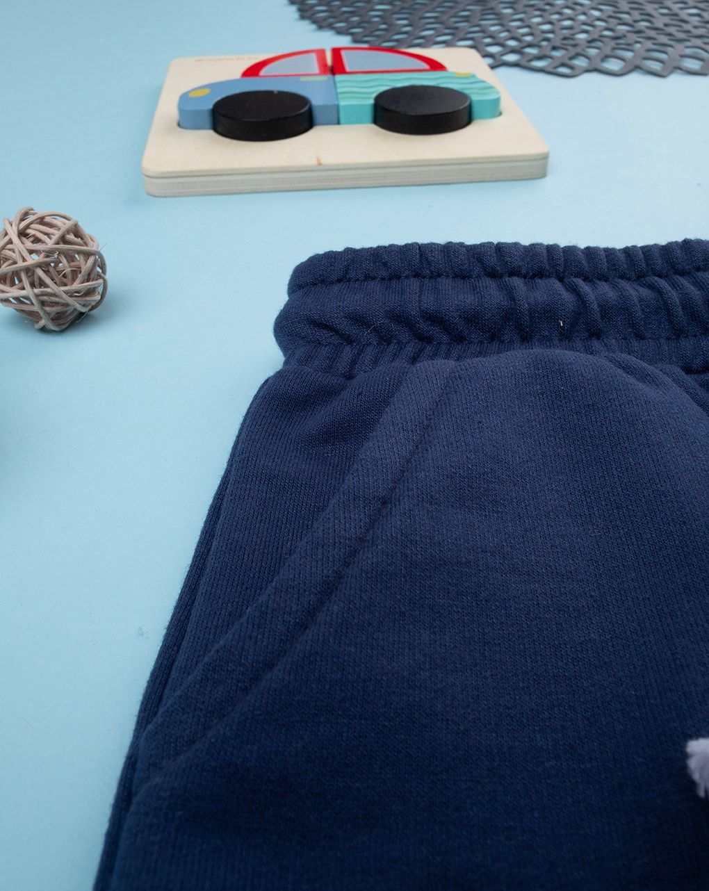 Bermuda french terry bimbo blu