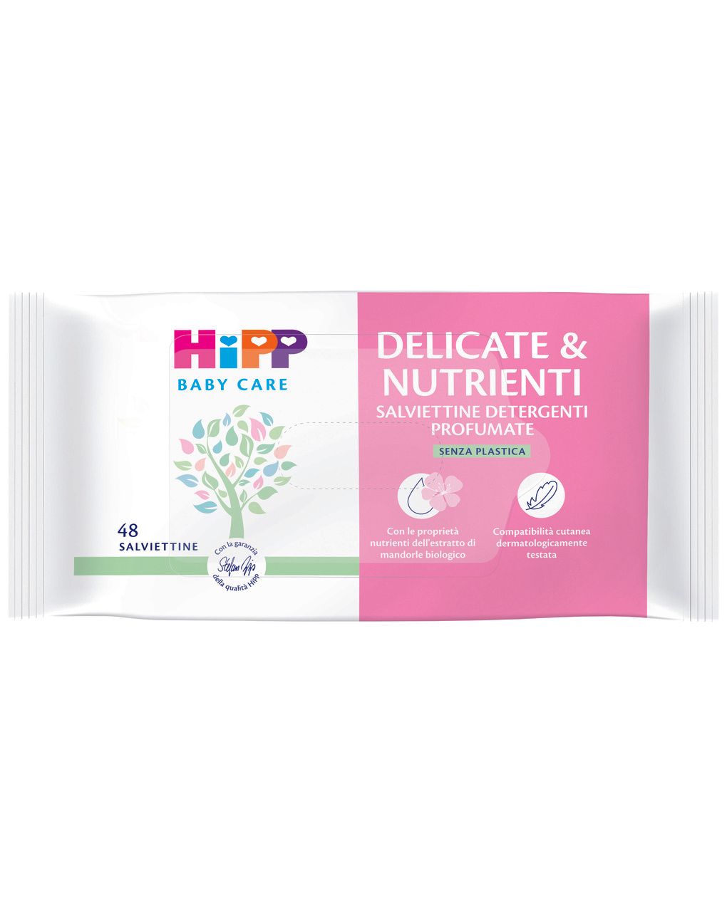 Salviettine delicate & nutrienti 48 pezzi - hipp