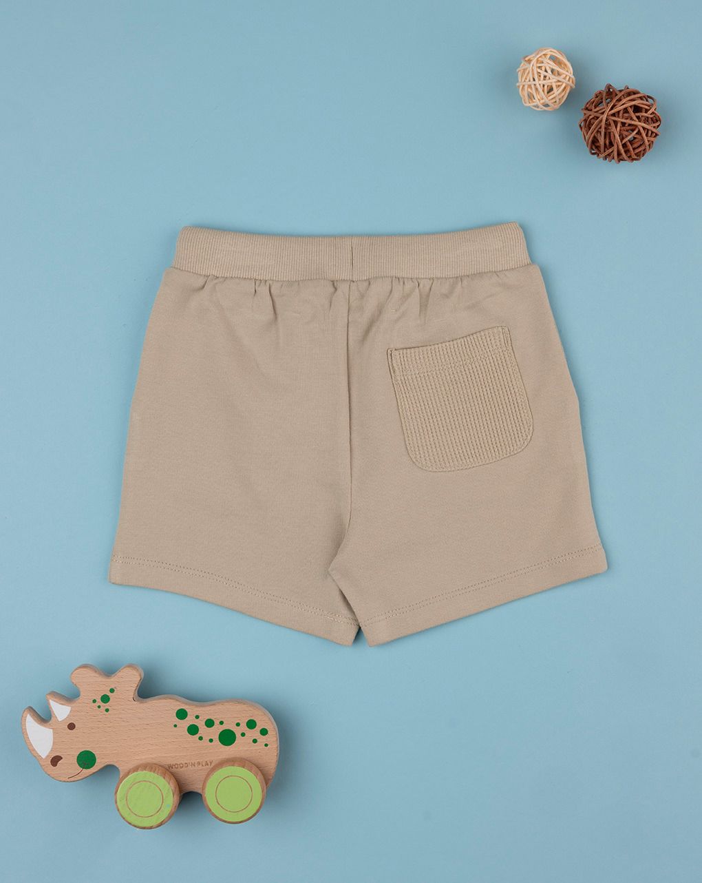 Bermuda bimbo marrone